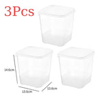 boîtes conservation alimentaires transparentes modernes réutilisables conteneurs rangement réfrigérateur congélation 1800ml 720ml