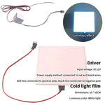 panneau led bleu vert jaune rose rouge adhésif moderne câbles connecteurs flexible opacité mat