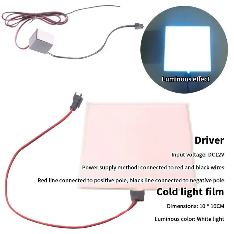 panneau led bleu vert jaune rose rouge adhésif moderne câbles connecteurs flexible opacité mat