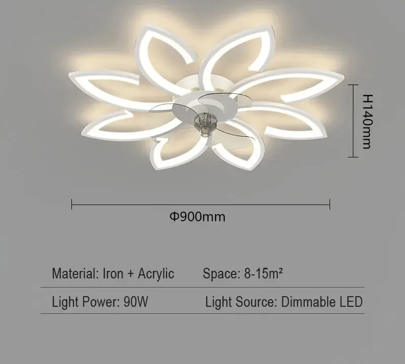 plafonnier moderne or noir feuilles stylisées led télécommande flux lumineux 2000 82000 tension 110