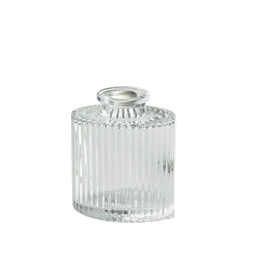 vase transparent gravé classique décoration intérieure plante hydroponique maison festive