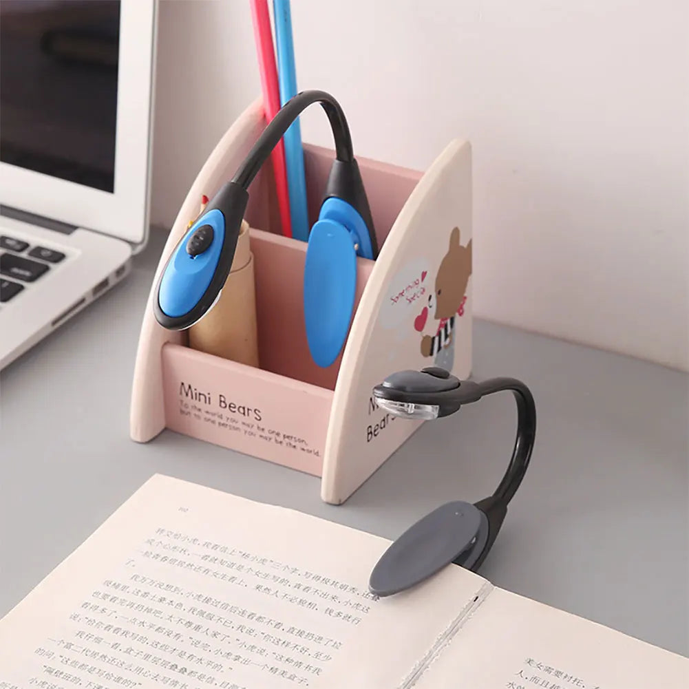 lampe led portable rechargeable clip moderne noir bleu gris