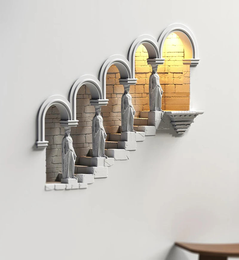 Installation encastrée de l'applique murale escalier LED design Athènes
