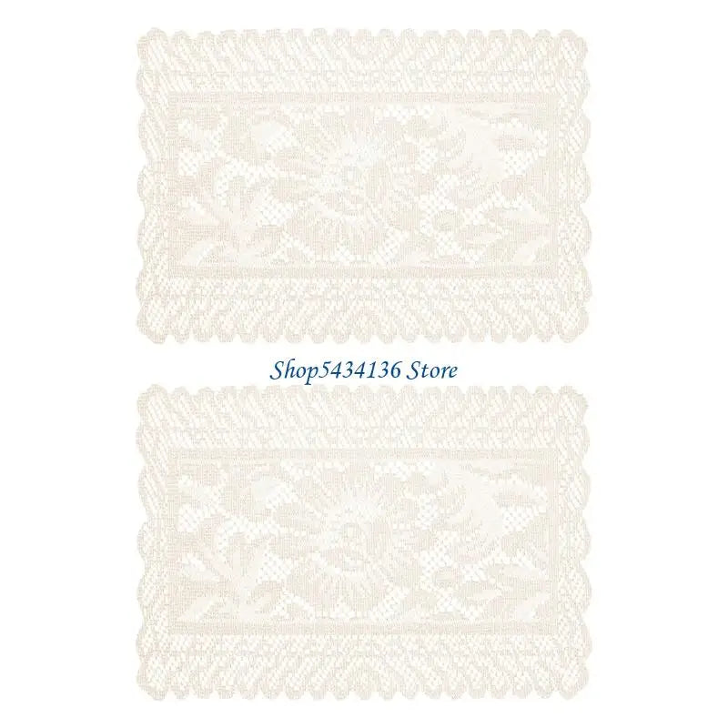 serviettes table dentelle blanc classique opacité réutilisable lavable machine table manger