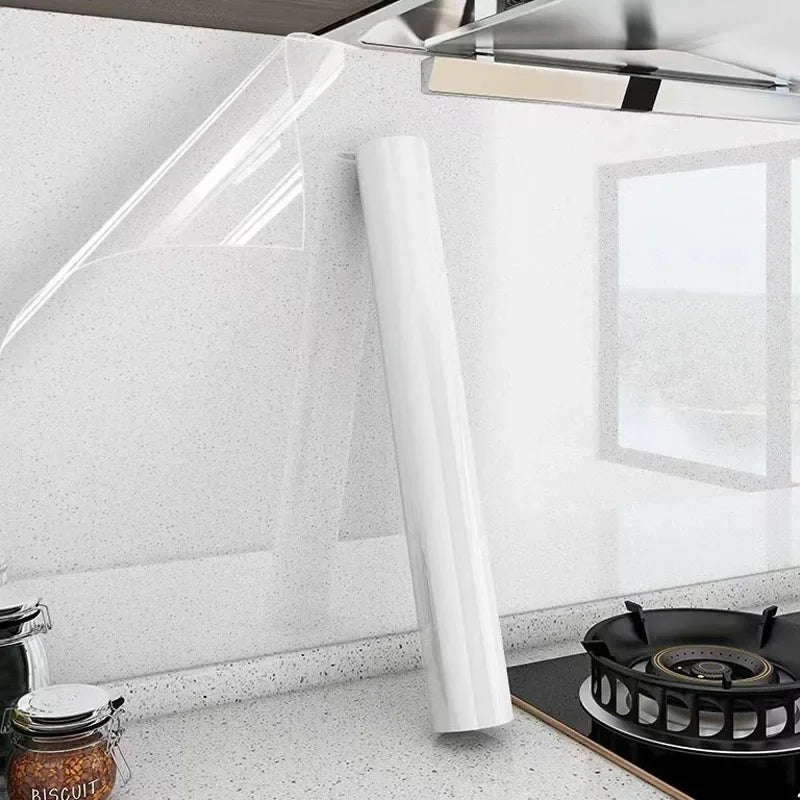 film protection anti graisse moderne transparent adhésif imperméable papier peint cuisine chambre enfants maison