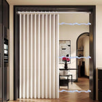 rideau plissé beige rayures verticales moderne opacité thermique.separator chambre salon