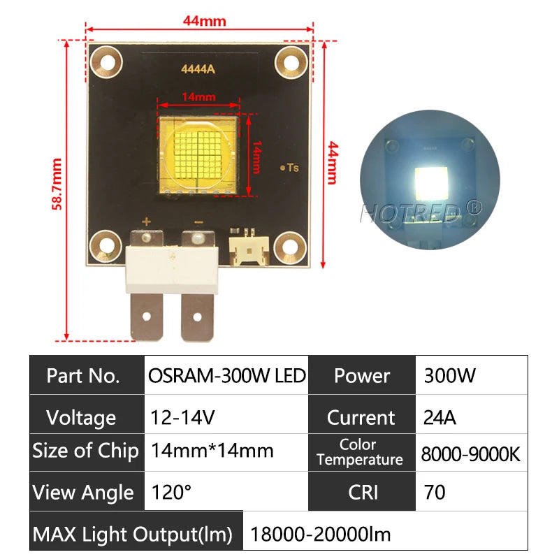 éclairage scène led 150w 200w 300w 400w noir or haute précision conducteurs dorés clips