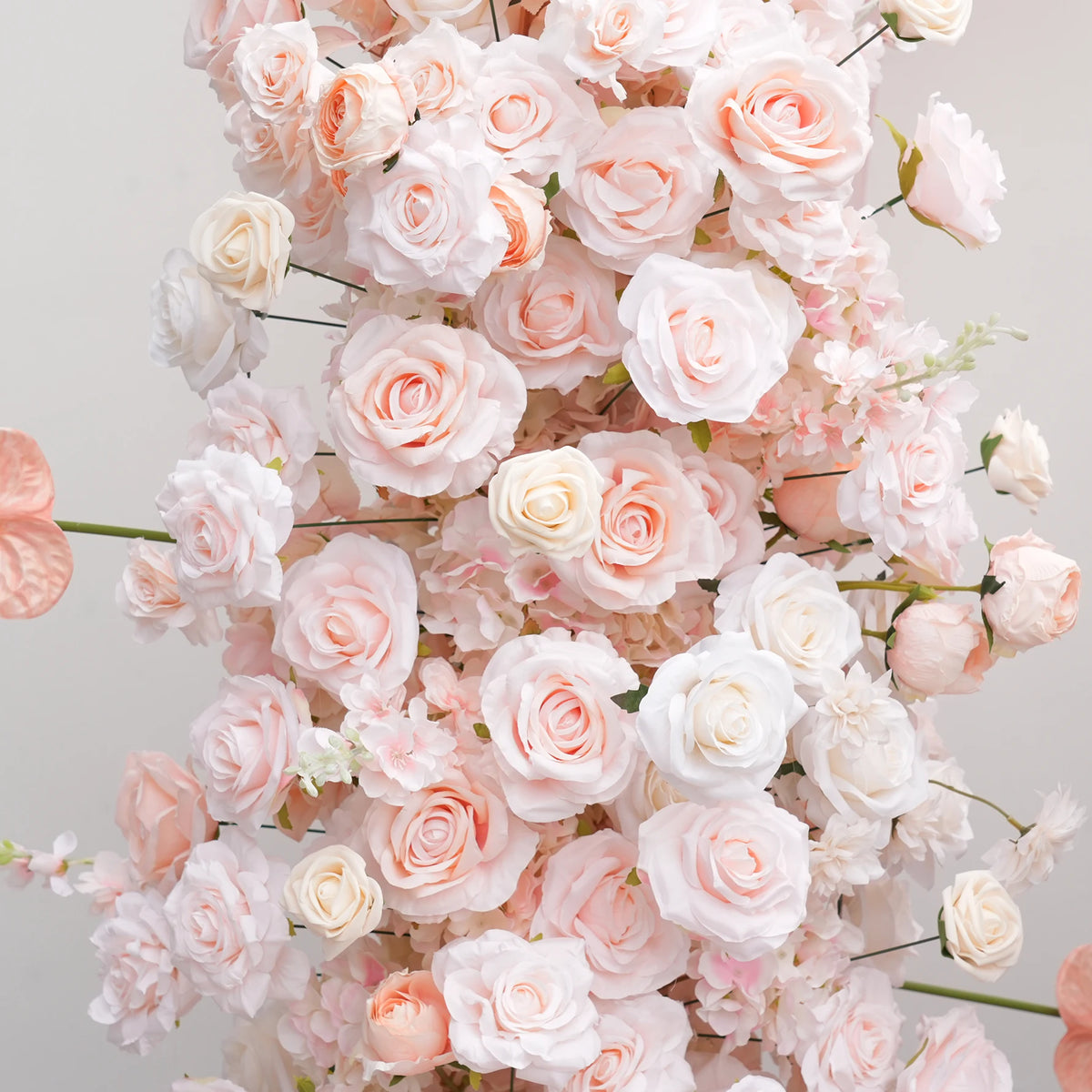 décoration mariage arbre artificiel rose clair fleurs modernes élégantes extérieurintérieur événement floral