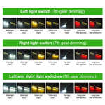 lampe travail multifonctionnelle led rechargeable portable clips magnétiques noir moderne 178mm longueur