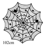 rideau halloween noir toile d'araignée chauves souris imperméable réutilisableextérieurintérieur