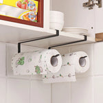rouleau papier absorbant clips moderne porte serviettes cuisine blanc rose bleu rayures carreaux