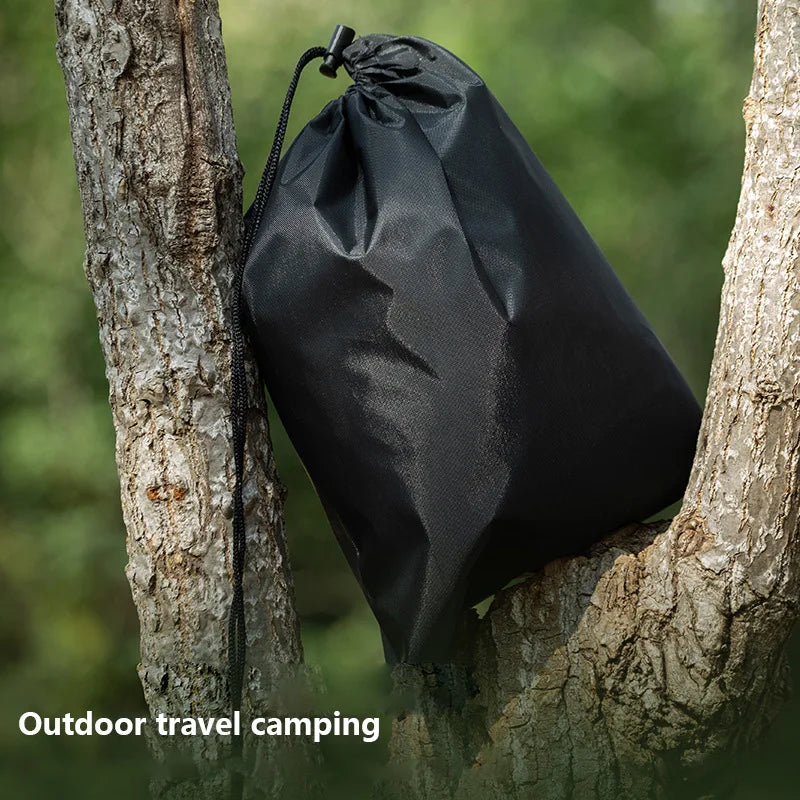 sacs rangement polyester nylon modernes pratiques noirs rouges cordelettes camping voyageextérieur