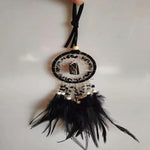 attrape rêves ethnique plumes filetage boho chic crochets ornement suspendu
