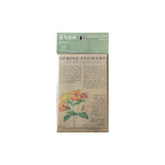 papier décoratif vintage autocollants fleurs illustrations motifs géométriques scrapbooking journaux