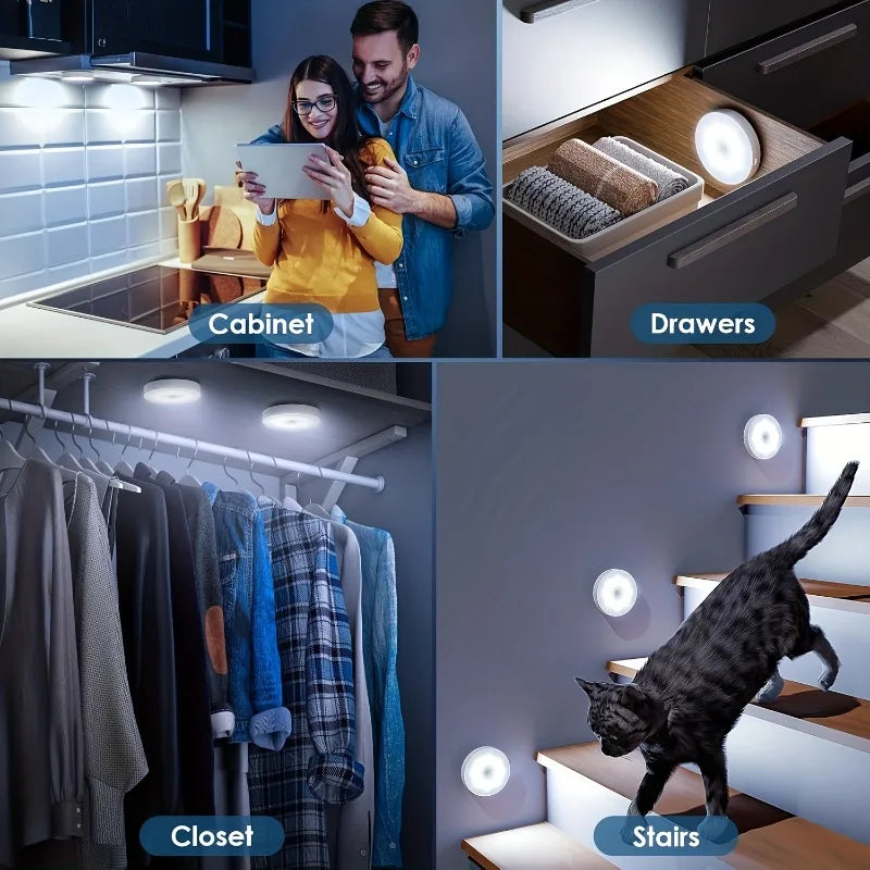 lampe led rechargeable détecteur mouvement led blanc moderne autocollante usb rechargeable