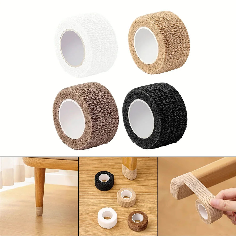 ruban adhésif non tissé beige noir blanc simple antidérapant protection table chaise multifonctionnelle