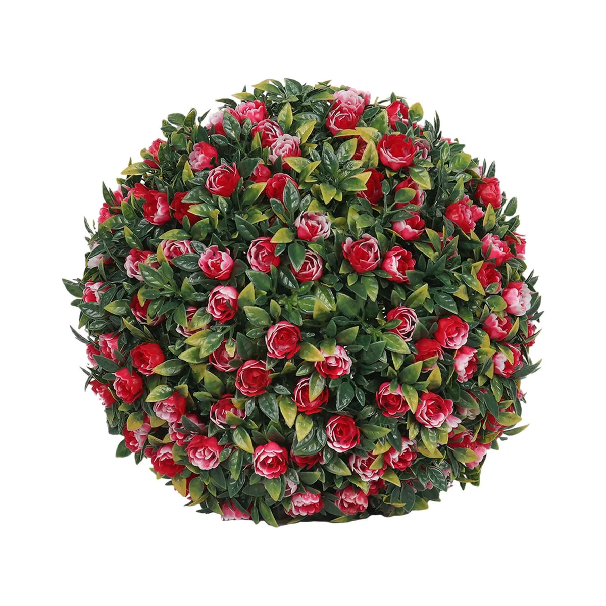 Boule fleurs artificielles rouge blanche violette moderne extérieur intérieur décoration mariage anniversaire