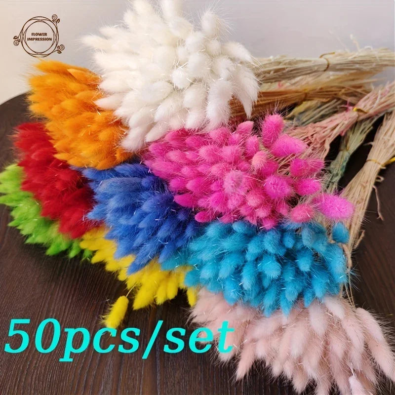 décoration intérieure boho bouquet artificiel plumes couleurs vives naturel anniversaire mariage transparent ruban