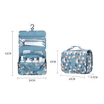 sac toilette voyage crochet suspension poignée rangement cosmétiques salle bain