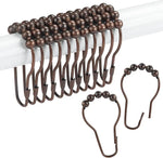 boucles rideau or noir blanc moderne adhésif set accessoire métal 12pcs visible track