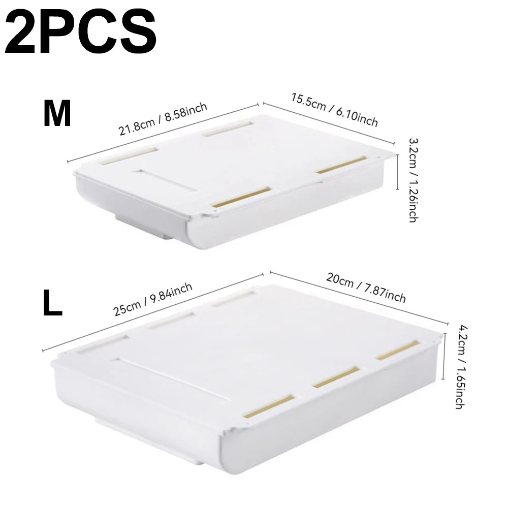 rangement tiroir adhésif blanc moderne stationner organisateur cosmétiques outils papeterie