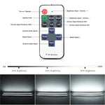 barres lumineuses led blanc modernes 12v 30cm 40cm 50cm télécommande adaptateur secteur