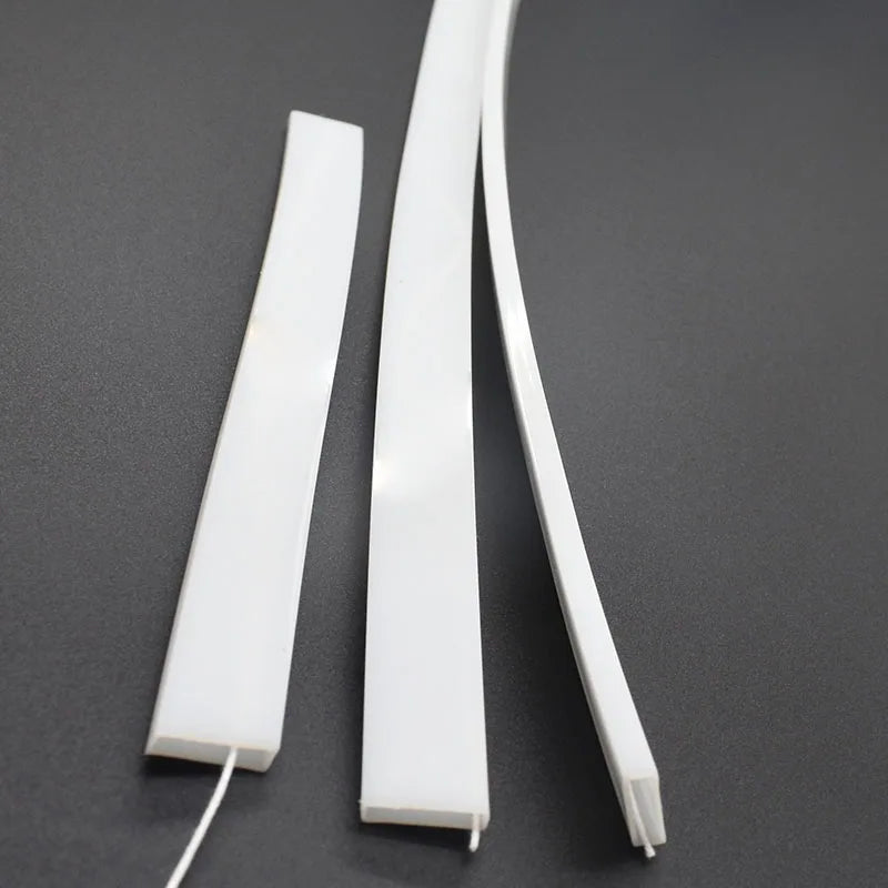 tube flexible blanc translucide moderne led étanche ip67 12mm ws2812 adaptable longueur