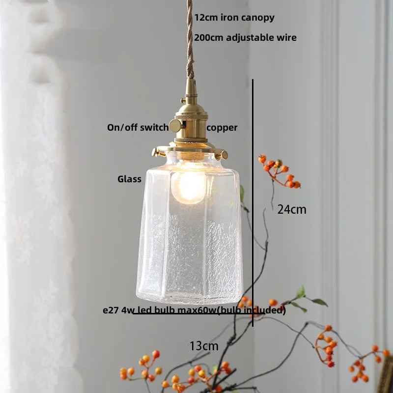 lampe suspendue moderne marron vert noir motif géométrique ampoule led e14 4w cable ajustable