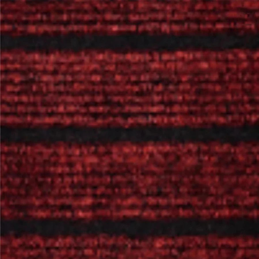 tapis rayé moderne gris rouge marron antidérapant polyester PVC salon cuisine chambreextérieurôtel