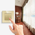interrupteur tactile blanc noir or gris moderne 86mm 86mm certifié rohs