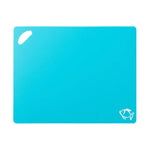 planche découper moderne fruits poissons couleurs vert orange jaune violet bleu rouge