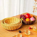paniers osier tressés traditionnels empilables marron clair utilisation multiple respectueux environnement poignées osier