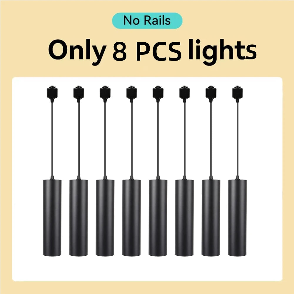 suspension lumineuse moderne noir 10w 15w interrupteur tactile 80cm 83cm