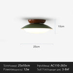 lampe moderne vert olive marron clair blanc matériau métal flux lumineux adaptable interrupteur tactile