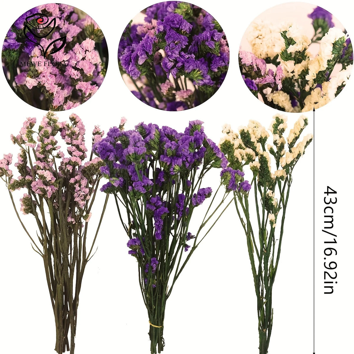 bouquet fleurs séchées violet blanc rose décoration intérieure anniversaire mariage moderne minimaliste