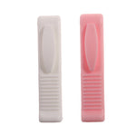 outil déballage ampoules blanc bleu rose rayures verticales pratique ergonomique respectueux environnement