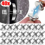 aimants magnétiques argentés modernes rideaux adhésifs 17mm 20mm 25mm 40mm
