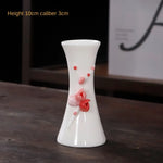 vases céramique blanc fleurs relief classique intérieur décoration maison vintage faux fleurs miniature