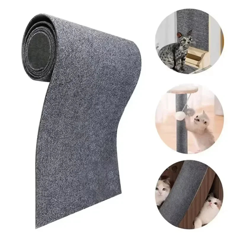 tapis adhésif anti griffes chats protection moderne gris beige 30x100cm 30x200cm 40x200cm