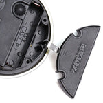 horloges murales classiques quartz blanc doré bronze números romains cadran lignes noires decoration florale