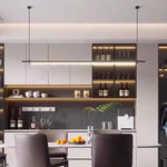 lampe suspendue moderne minimaliste noir blanc cuisine salon chambre restaurant