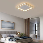 plafonnier led rectangulaire blanc moderne luminaire salon maison intérieur épuré aluminium blanc