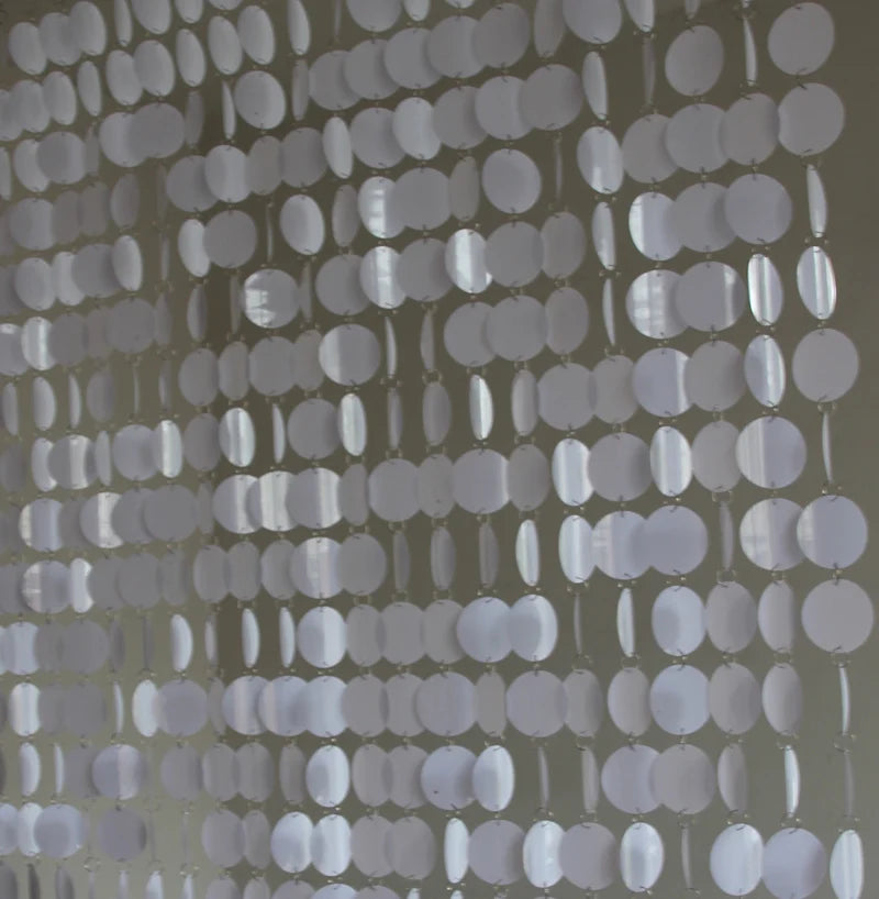 rideau pvc fleur argent violet or moderne décoration intérieur maison