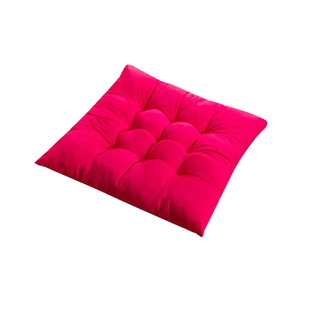 coussin siège carré antidérapant amovible lavable polyester coton quadrillé moderne fruit green