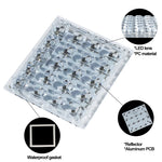 support led pcb aluminium 105mm 92mm lentille réflecteur moderne joint étanche 20w 60w fixations
