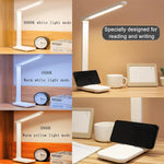 lampe pliable rechargeable led moderne blanc port usb porte telephone