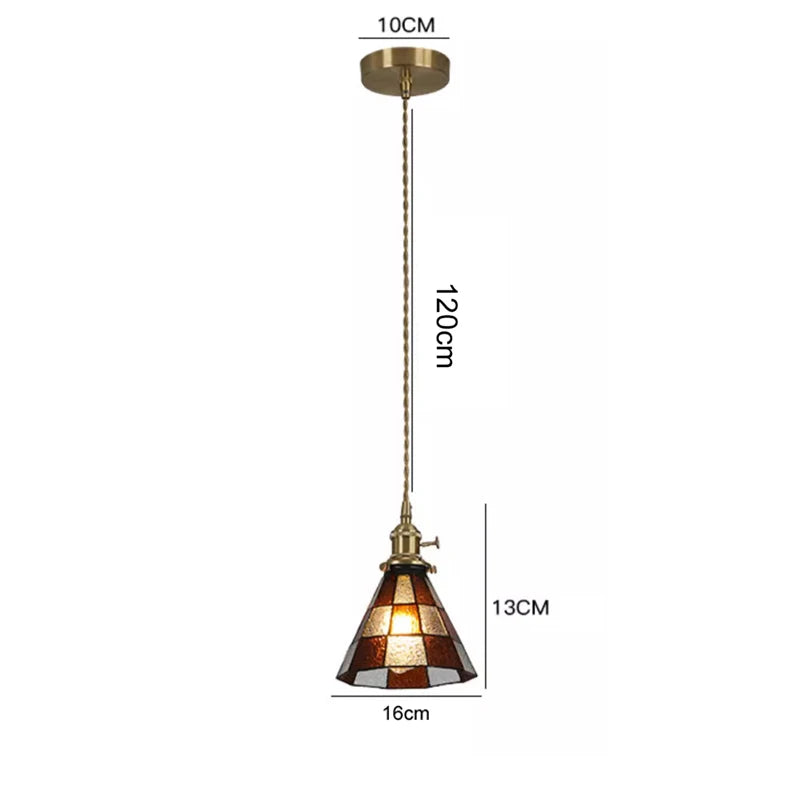 lampe suspendue art deco verre transparent geometrique noir salon cuisine lustre moderne