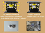 Détail de la lampe solaire avec panneau et LED