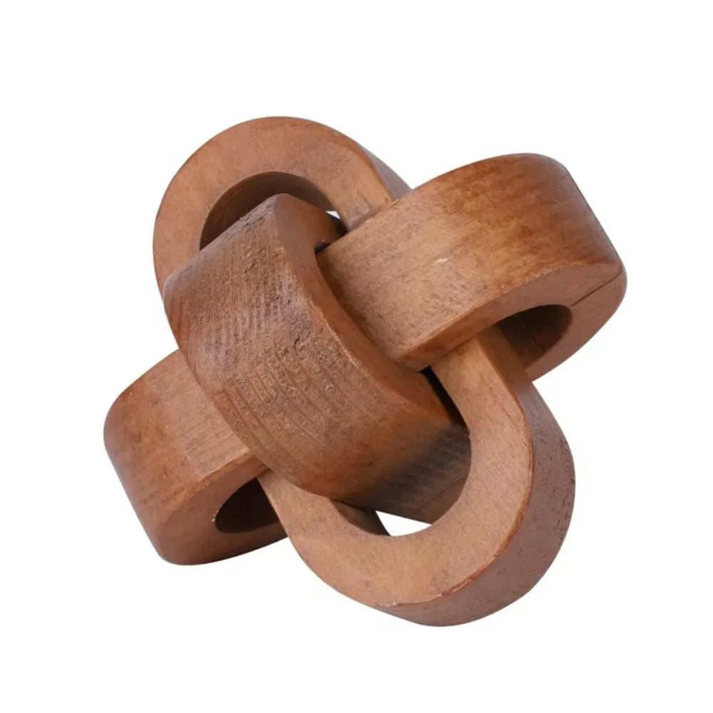 décoration maison puzzle noeud résine naturelle rayures moderne minimaliste