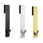 porte serviettes mural noir argent doré lisse finition métallique moderne minimaliste adhésif serviettes gant